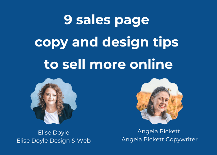 9 SALES PAGE COPY AND DESIGN TIPS